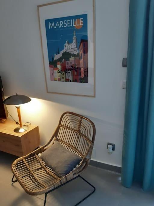 Grand Studio Avec Patio Marseilles Buitenkant foto